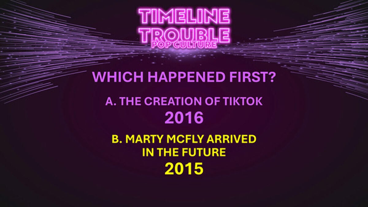 Timeline Trouble: Pop Culture image number null